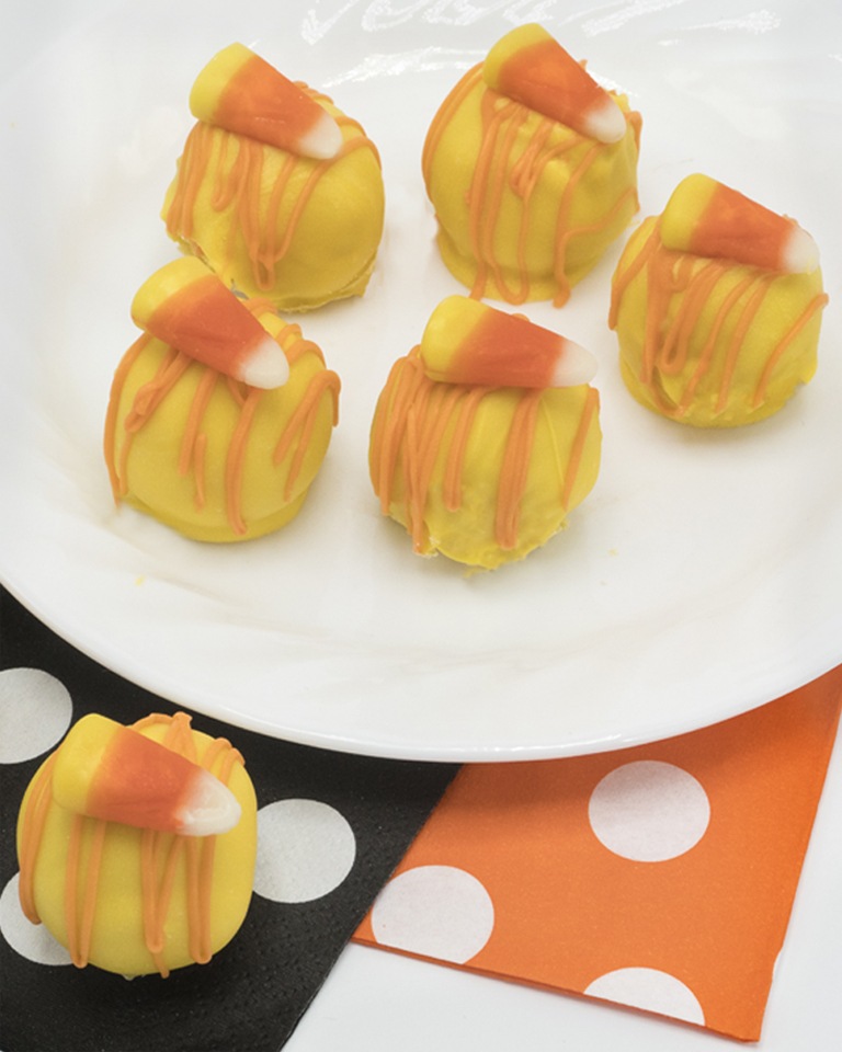 Candy Corn Cookie Truffles Mobile