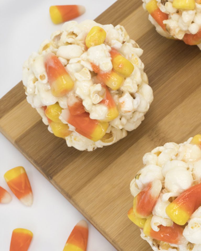 Candy Corn Marshmallow Popcorn Balls Mobile