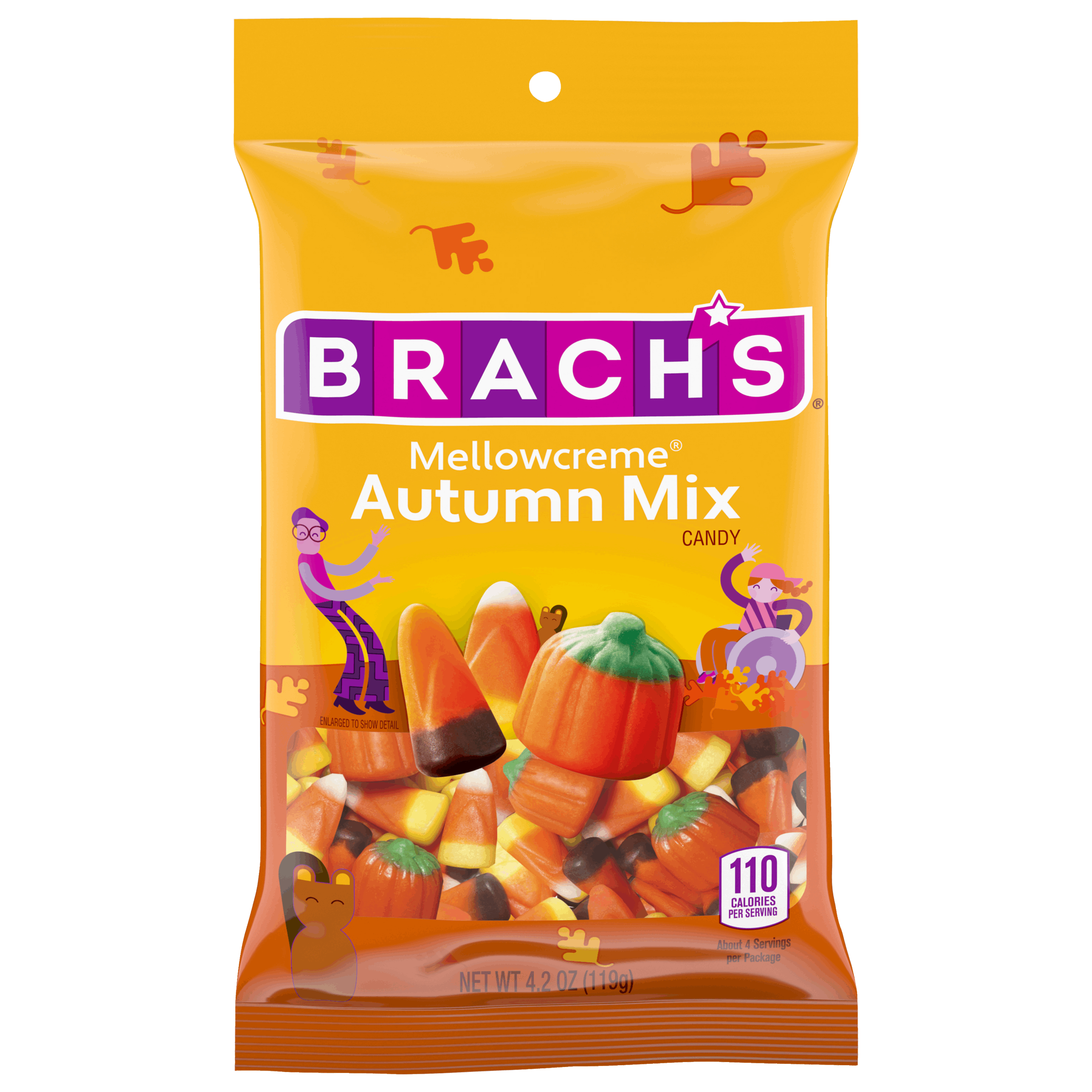 Brachs Candy Corn, Caramel Apple, Autumn Mix and Mellowcreme