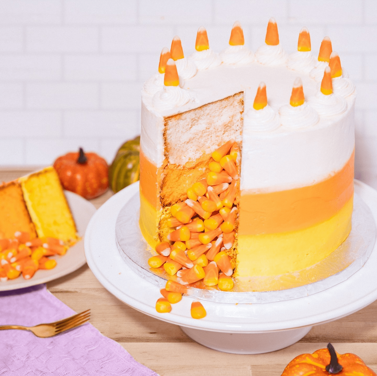 Candy Corn Cake