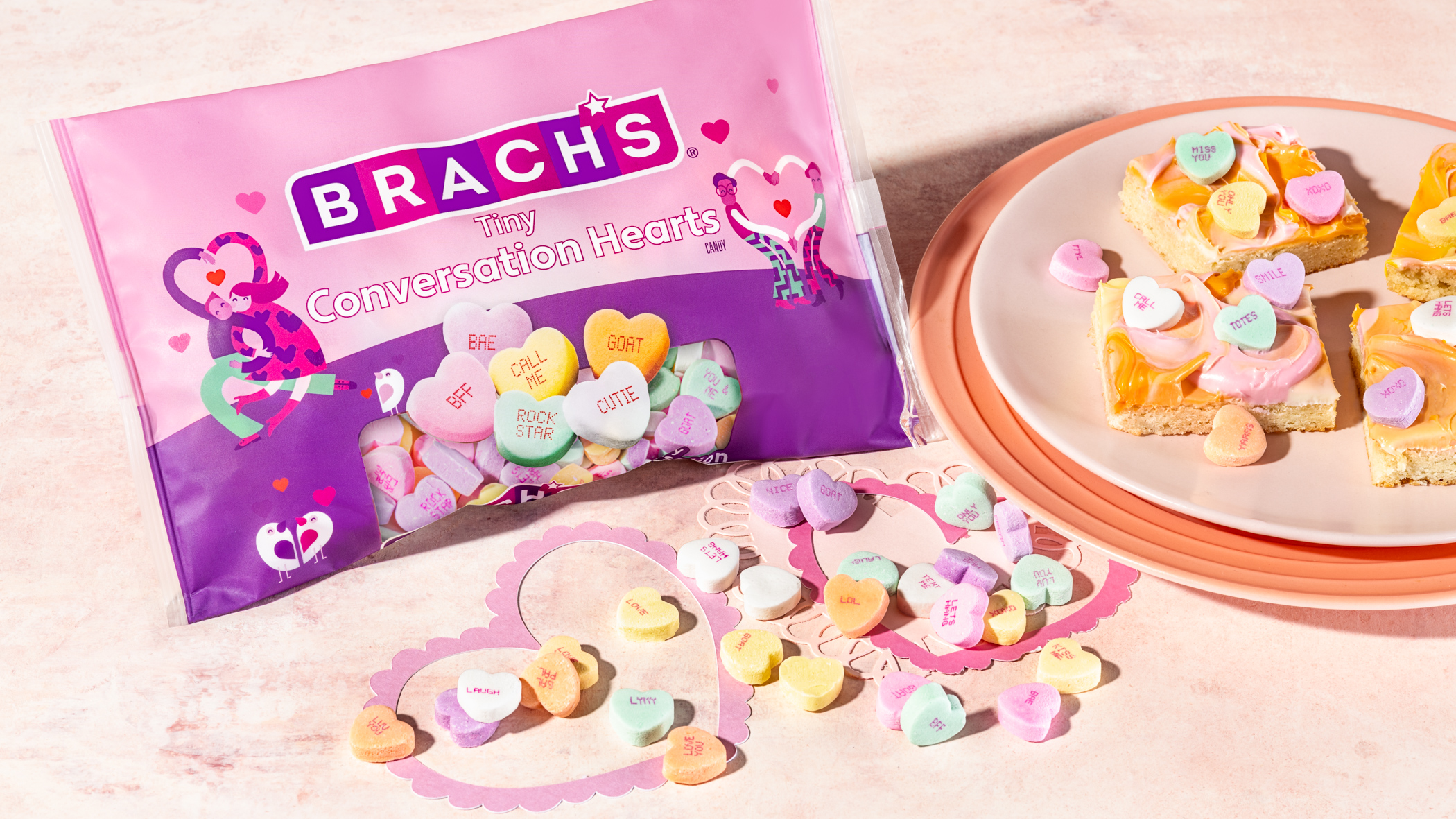 Brach’s + Brach’s Tiny Conversation Hearts Candy