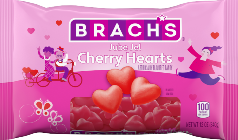 Brachs Candy, Conversation Hearts & Valentine Nerds, Tiny 22 Ea, Non  Chocolate Candy