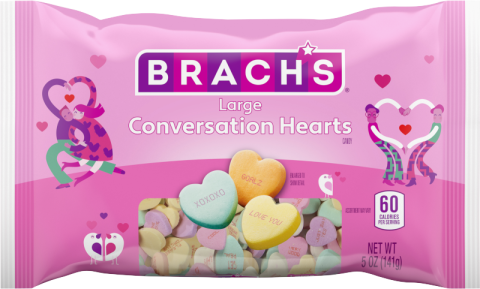 Candy Tangy Conversation Hearts – Half Nuts