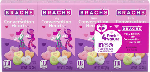 BRACH'S Tiny Conversation Hearts Valentines Candy 26 oz. Bag, Shop